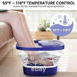 2023.8 Upgrade Collapsible Foot Spa Electric Rotary Massage, Foot Bath