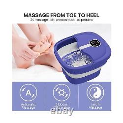 2023.8 Upgrade Collapsible Foot Spa Electric Rotary Massage, Foot Bath with