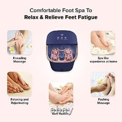 3D Foot Spa Bath Massager withHeat, Water Shower Adjustable in Angles