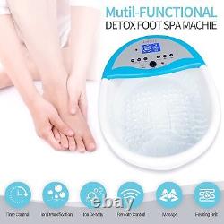3 In 1 Ionic Foot Bath Spa Cleanse Machine Muscle Massage For Home Club Party