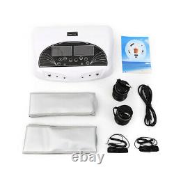 5Mode LCD Pro Dual Ion Detox Ionic Foot Bath Spa Clean Machine Infrared Belt New