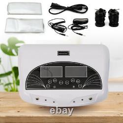 5Mode LCD Pro Dual Ion Detox Ionic Foot Bath Spa Clean Machine Infrared Belt New
