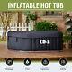 5 Foot Inflatable Hot Tub Portable Square Spa Tub For Patio Backyard More Black