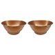 8 Deep Pair Polished Copper Foot Bath Wash Massage Spa Pedicure Bowls Pots