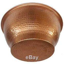 8 DEEP Pair Polished Copper Foot Bath Wash Massage Spa Pedicure Bowls Pots