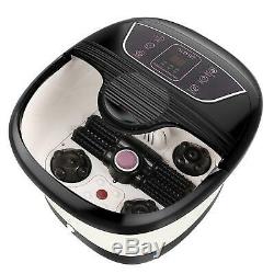 ACEVIVI 500W Foot Spa Bath Massager Heated Adjustable Temp/Time, 8 Rollers Relax