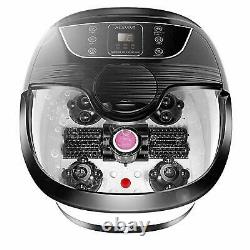 ACEVIVI Foot Spa Bath Massager Bubble Heat LED Display Infrared Relax Timer B 37