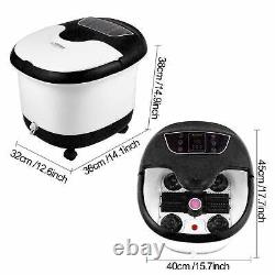 ACEVIVI Foot Spa Bath Massager Bubble Heat LED Display Infrared Relax e 129