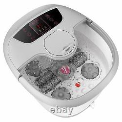 ACEVIVI Foot Spa Bath Massager with Massage Rollers Heat and Bubbles Temp Timer