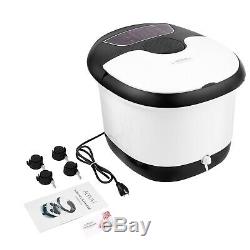 ACEVIVI Portable Foot Spa Bath Massager Set Heat LCD Display Infrared Relax