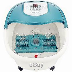 ACEVIVI foot spa bath massager with heat, electric foot bath machine+bubble jets