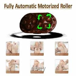 AOLIER Foot Spa Bath Massager with 6 Massage Rollers Heat Bubbles Soaker t h 41