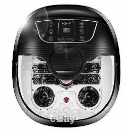 Acevivi Foot Spa Bath Massager With Heat And Massage And Bubble Jets, Motorized