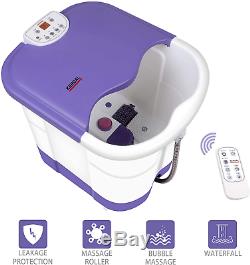 All In One Deep Foot AmpAmp Leg Spa Bath Massager With Motorized Rolling Massag
