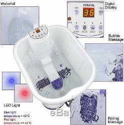 All In One Deep Foot Leg Spa Bath Massager WithMotorized Rolling Massage, Heat