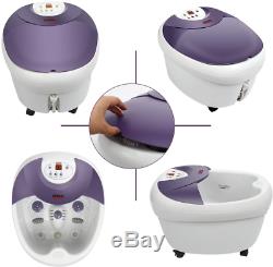 All In One Large Foot Spa Bath Massager With Rolling Massage Heat HF Vibration O