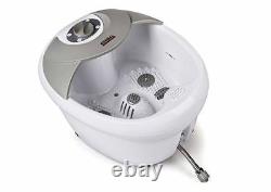 All-in-1 Foot Spa Bath Massager HF Vibration O2 Bubbles Heated Feet Therapy New