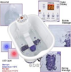 All in One Deep Foot & Leg Spa Bath Massager With Motorized Rolling Massage, Heat
