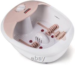 All in One Foot Spa Bath Massager WithHeat, HF Vibration, O2 Bubbles Red Light Pi