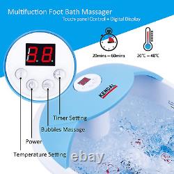 All in One Foot Spa Bath Massager with Heat, Digital Temperature Control, O2 Bub