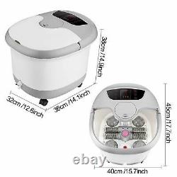All-in-One Foot Spa Massager Foot Bath with Heat and Massage Bubbles withLCD