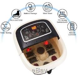 All-in-One Foot Spa Massager With 4 Rollers Ankle Bath Home Heat Therapy Machine