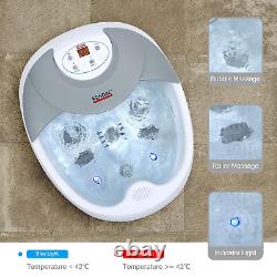 All in One Large Foot Spa Bath Massager WithHeat, Digital Time and Temperature Con