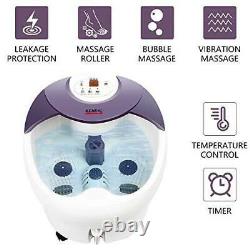 All in one Large Foot spa Bath Massager with Rolling Massage, Heat, HF