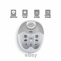 All in one Large Safest foot spa bath massager withheat, HF vibration, O2 bubbl