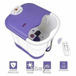 All in one deep Foot & Leg spa Bath Massager with Motorized Rolling Massage