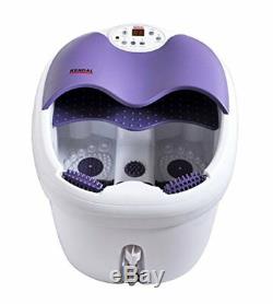 All in one foot spa bath massager with motorized rolling massage heat wave