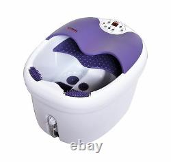All in one foot spa bath massager withmotorized rolling massage, heat, wave, O2