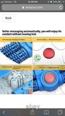 Arealer Foot Spa Bath Massager with Automatic Foot Massage Rollers & Temperature