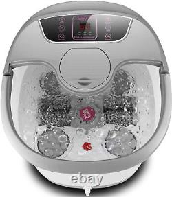 Auto Foot Bath Spa Massager Foot Soaker Heated Pedicure Foot Spa Home Relax