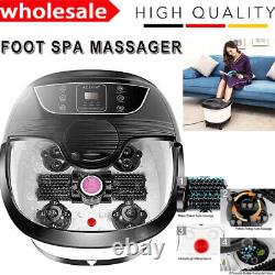 Auto Foot Bath Spa Massager Foot Soaker Heated Pedicure Foot Spa for Home 08