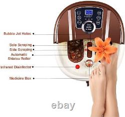 Auto Foot Bath Spa Massager Foot Soaker Heated Pedicure Foot Spa for Home 39