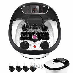Auto Foot Bath Spa Massager Foot Soaker Heated Pedicure Foot Spa for Home Relax