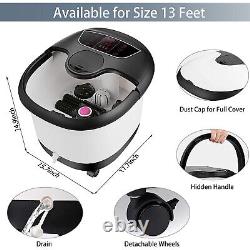 Auto Foot Bath Spa Massager Foot Soaker Heated Pedicure Foot Spa for Home Relax