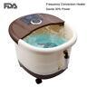 Auto Foot Spa Bath Water Heating Vibration Bubble Massager Pedicure Foot Relax
