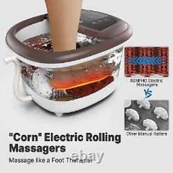 Bath Massager, Renpho Motorized Foot Spa with Heat and Massage and Jets, Powerful