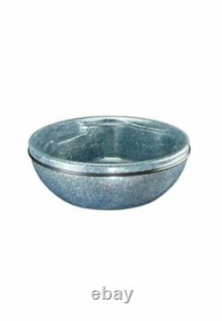 Belava Glitter Pedicure Bowl Blue Salon Foot Spa Treatments with 20 Liners
