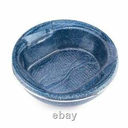 Belava Glitter Pedicure Bowl Blue Salon Foot Spa Treatments with 20 Liners