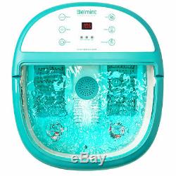 Belmint Foot Spa Bath Massager with Heat Foot Soaking Tub Features Bubbles an