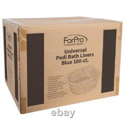 Bulk Disposable Pedi Bath Liners Thick 14.5'' W x 12.5'' L for Spas & Home Use