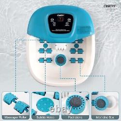 CINERY Heated Foot Spa Massager with Bubbles & Vibration for Ultimate Relaxation