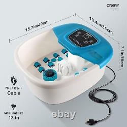 CINERY Heated Foot Spa Massager with Bubbles & Vibration for Ultimate Relaxation