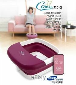 COMIA Foldable Foot Bath Spa Massager Heat Thermal Bubble Vibration Water n o
