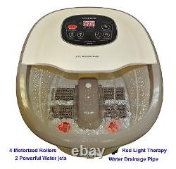 Carepeutic Deluxe Hydrotherapy Foot and Leg Spa Bath Massager KH301