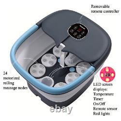 Carepeutic Foldaway Automatic Foot Spa Massager with Remote KH309