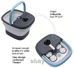 Carepeutic Foldaway Automatic Foot Spa Massager with Remote KH309